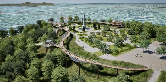 인천시, 수봉근린공원 ‘스카이워크’ 3월 중순 전면 개방