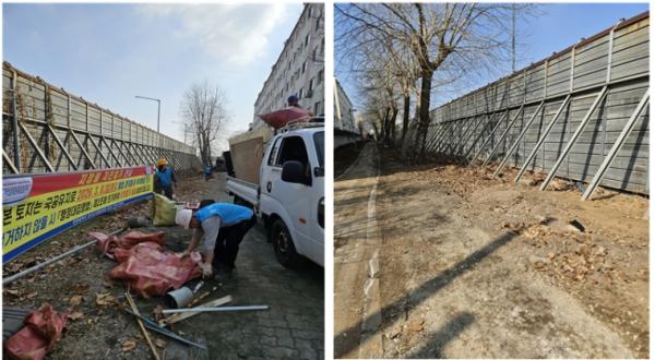 부평구, 삼산동 363-1번지 일원 행정대집행 실시