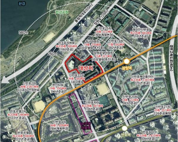 서울시, 신반포7차 아파트 965세대 현대적 주거단지로 재탄생