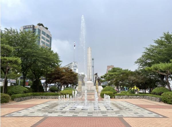 용인특례시 처인구, 통일공원 바닥분수 23일부터 운영